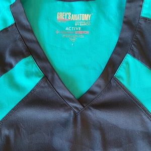 Greys Anatomy scrub top Active+Spandex  stretch